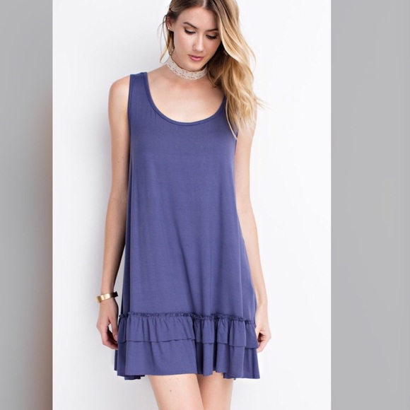 Tops - PLUS Sexy & Soft Ruffle Tunic Top